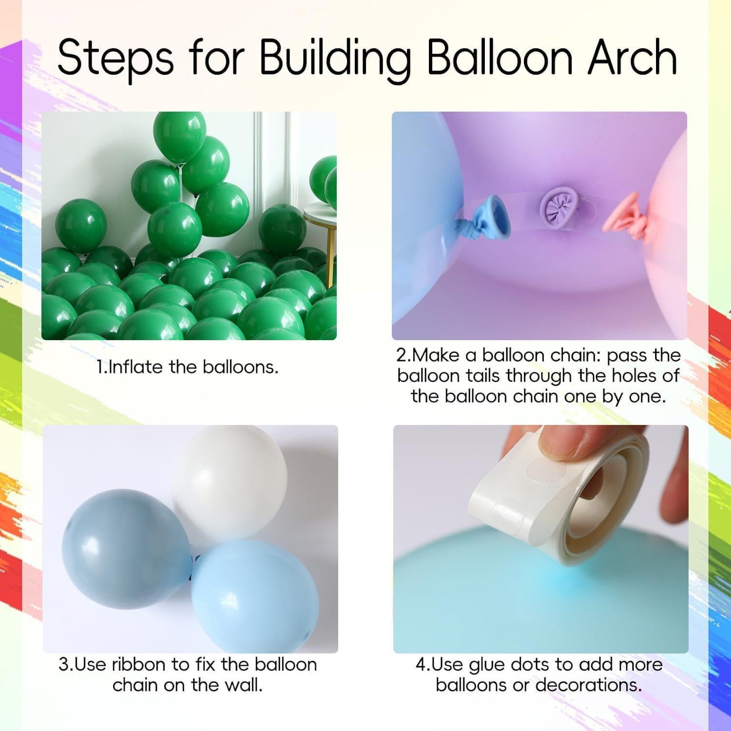 Pool Party Balloon Arch Kit | Summer Birthday, Beach, Ice Cream Theme Decorations