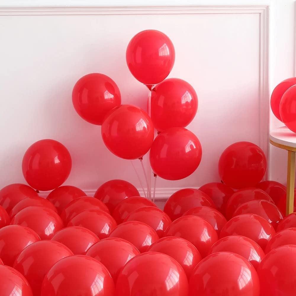 Pizza Balloon Garland Arch Kit | Red, Yellow, Brown, White Foil Balloons