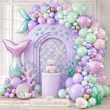 Mermaid Balloon Arch Kit | Under the Sea Party Decorations, Tail & Seashell Balloons