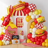 Hot Dog BBQ Balloon Arch Garland Kit | Summer Picnic, Baby Shower Party Decorations