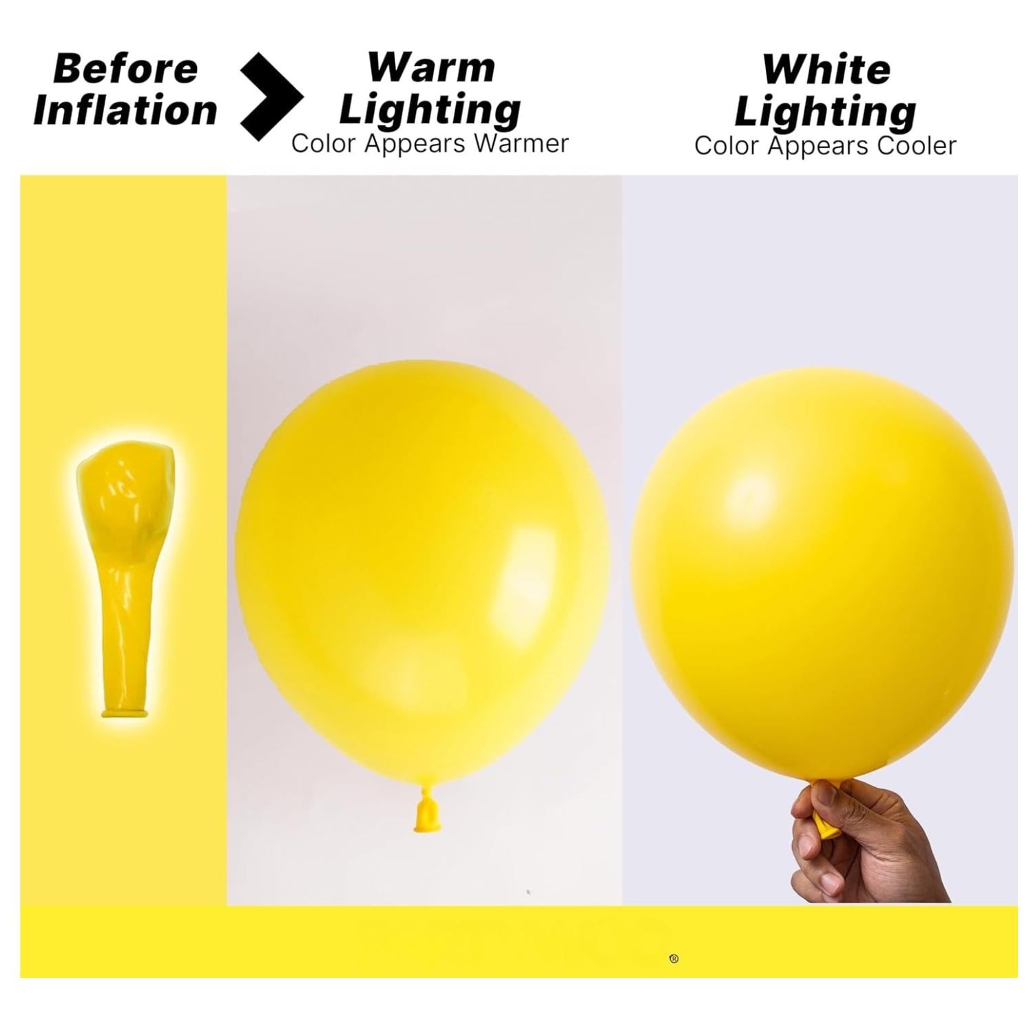 Matte Yellow Balloon Arch Kit | Bee Baby Shower, Sunflower Birthday, Graduation Decorations