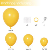 129PCS Mustard Yellow Fall Balloons, Balloon Arch Garland Kit, Thanksgiving Sunflower Bridal Shower Autumn Birthday Party Decor