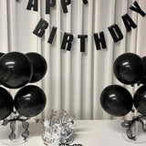 110PCS Black Balloons, 5 Inch Mini Black Latex Balloons, Small Party Balloons for Birthday Wedding Baby Shower Decorations