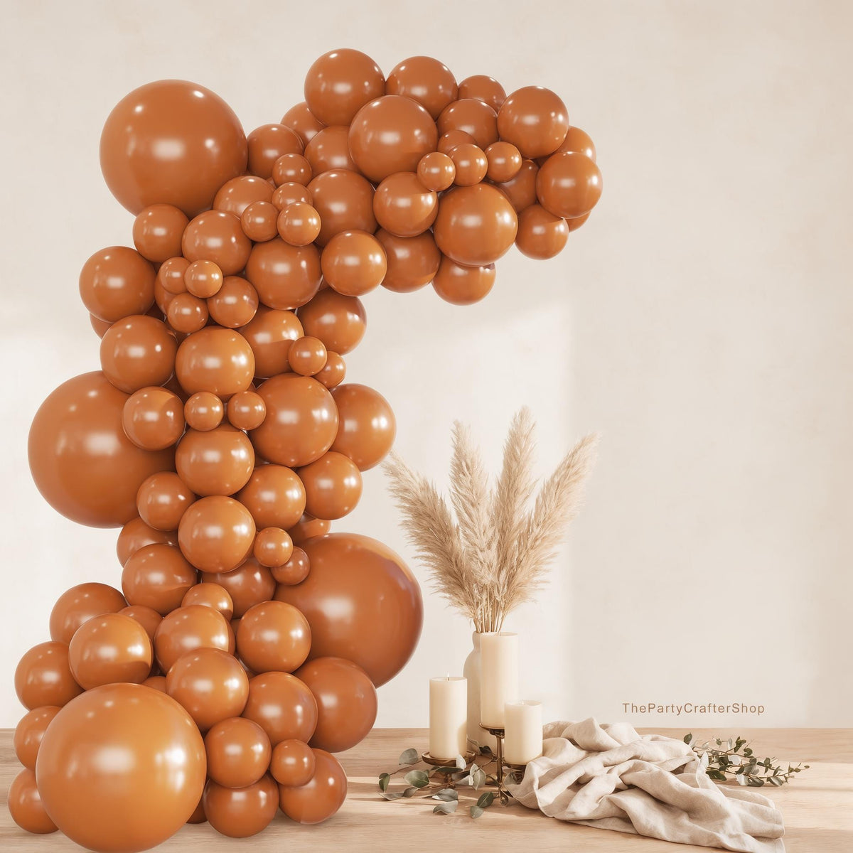 Orange Balloon Garland Arch Kit, 100 Piece Party Decor, Birthday Baby Shower Wedding Decorations