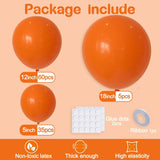 Orange Balloon Garland Arch Kit, 100 Piece Party Decor, Birthday Baby Shower Wedding Decorations