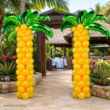 Tropical Palm Tree Balloon Arch | Luau Party Decorations, Coconut Tree Foil Balloons