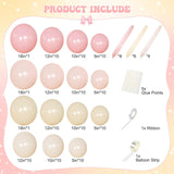 Pink Yellow Lemon Balloon Arch Kit | Pastel Garland with Bows for Birthday Shower Decor