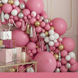 Mauve Dusty Pink Balloon Arch Kit | Rose Balloons for Wedding, Baby Shower, Birthday Decor