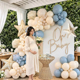 Blue White Starfish Balloon Arch Kit | Under the Sea Party Decorations