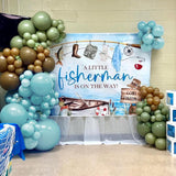 Pale Aqua Balloon Arch Kit | Boho Light Blue Party Decor (150pc)