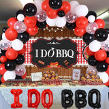 I Do BBQ Balloon Arch Kit | Bachelorette Bridal Shower Decor, Barbecue Backdrop Garland