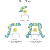 Baby Blue Yellow Balloon Arch Kit | Boy Baby Shower Birthday Party Decorations Garland