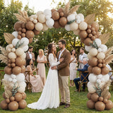 Neutral Balloon Garland Arch Kit, Boho Bear Baby Shower Birthday Wedding Decor