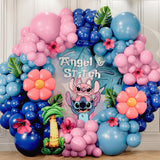 Blue Alien Balloon Arch Kit | Tropical Space Birthday, Baby Shower Decor