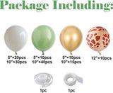 Jungle Safari Balloon Arch Kit | Sage Green, Sand Giraffe Print Balloons