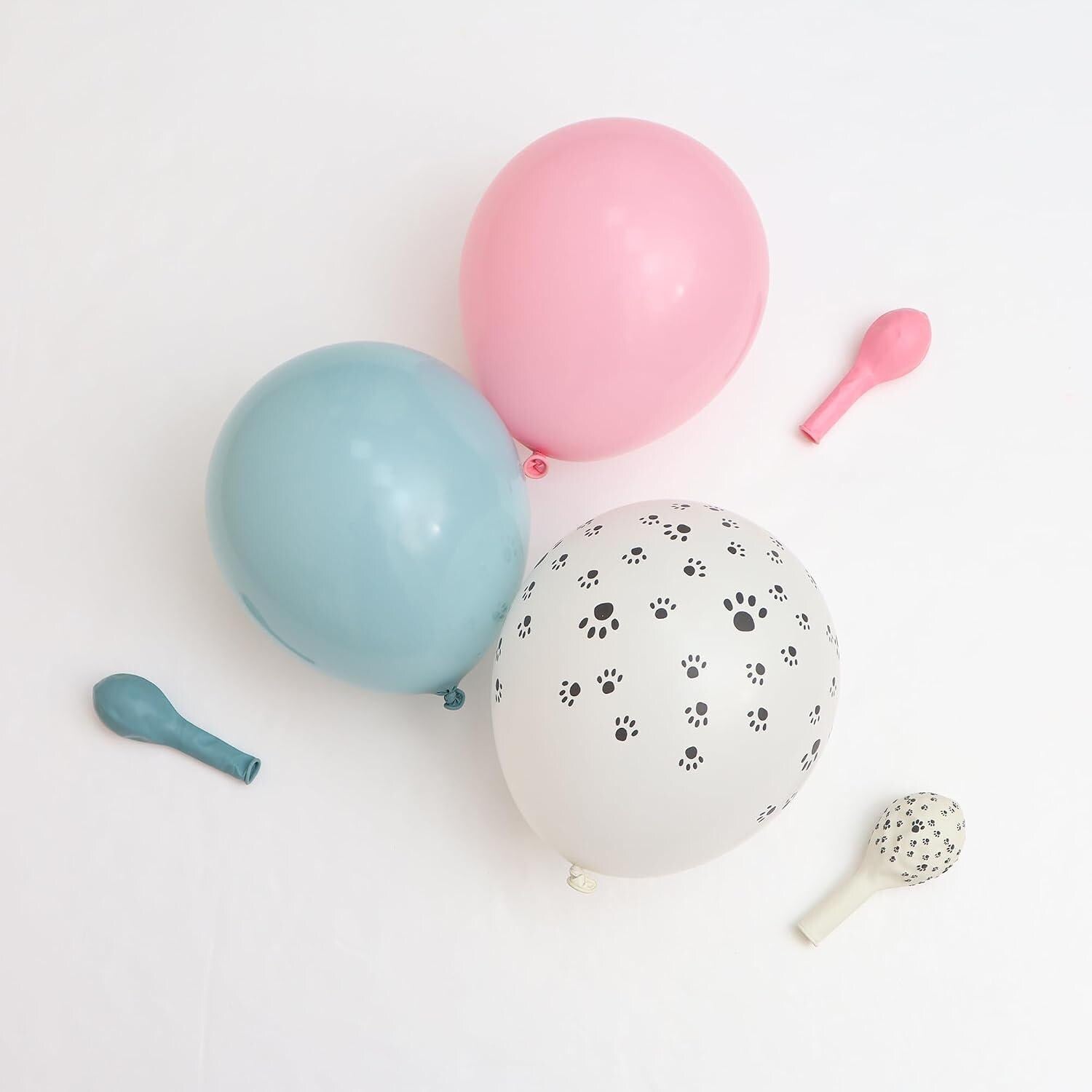 Dusty Blue Pink Cat Paw Balloon Arch Kit | Birthday, Baby Shower, Wedding Party Decor