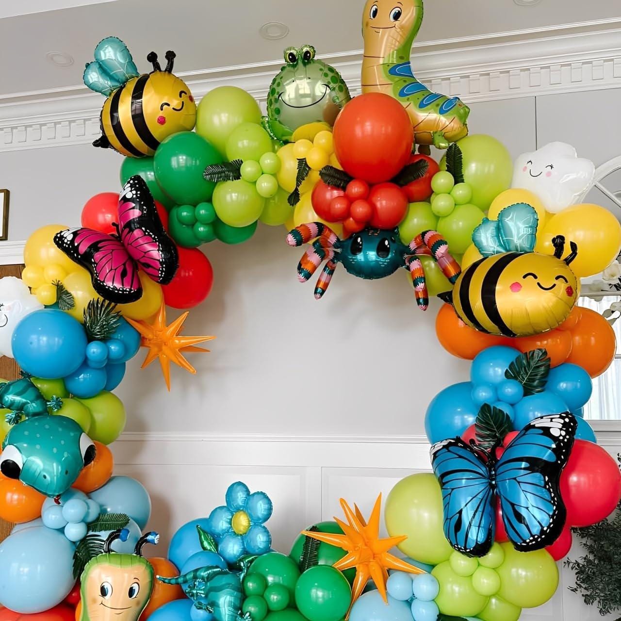Spring Garden Balloon Arch Kit | Daisy, Bee, Butterfly Party Decor