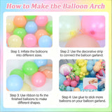 Pool Party Balloon Arch Kit | Tropical Beach Ball Birthday Decor