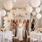 White Gold Balloon Arch Kit | Boho Wedding, Baby Shower, Birthday Garland