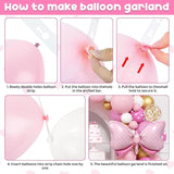 Pink Mouse Balloon Garland Arch Kit | Birthday, Baby Shower, Cartoon Party Decor