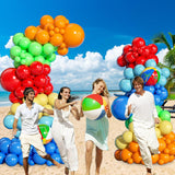 Pool Party Balloon Arch Kit | Beach Ball, Luau, Tropical Birthday Decorations