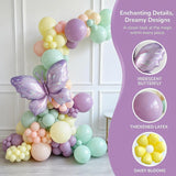 Wildflower Balloon Arch Kit | Pastel Floral Butterfly Garden Party Decor
