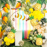 Gold Pineapple Foil Balloons | 30 Inch Tropical Fruit Party Decor