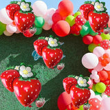 Giant Strawberry Balloons | Berry First Birthday, Baby Shower Party Decor