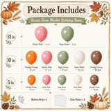 Fall Balloon Garland Arch Kit, Autumn Colors Party Decor