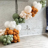 Sage Green Balloon Arch Kit, Boho Safari Woodland Party Decor