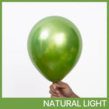 Metallic Green Latex Balloons, 12 Inch Helium Party Decor