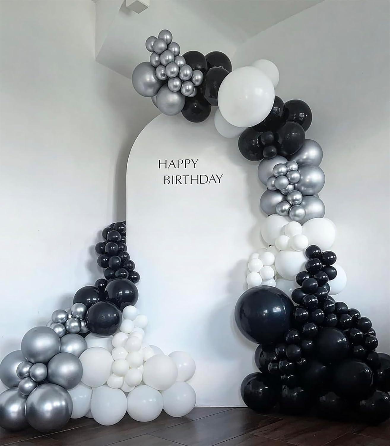 100pc White Latex Balloons, 12 Inch Party Decor (Air or Helium Filled)