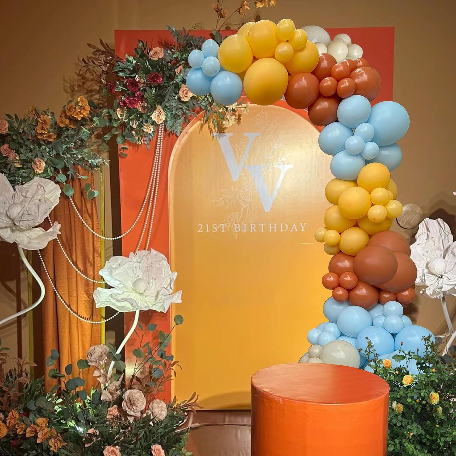 Matte Balloon Garland Kit, Retro Colors, Baby Shower, Birthday Party Decor