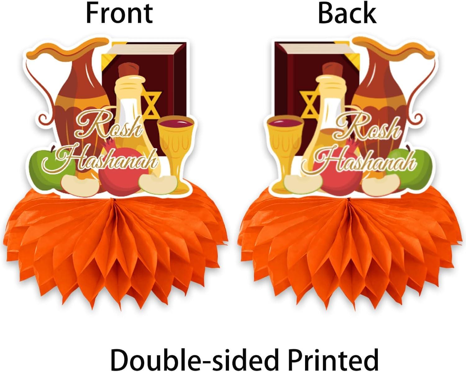 Rosh Hashanah Honeycomb Centerpieces, Shana Tova Table Toppers, Jewish New Year Decorations