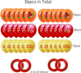 Shana Tova Rosh Hashanah Balloons, Gold Orange Red Latex Party Decorations