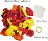 Shana Tova Rosh Hashanah Balloons, Gold Orange Red Latex Party Decorations