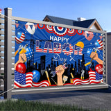 Happy Labor Day Backdrop Banner, Patriotic Party Decoration, Photo Booth Decor
