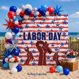 Labor Day Balloon Arch Kit, Red White Blue Patriotic Party Decor, Photo Booth Backdrop