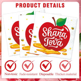 Rosh Hashanah Napkins, Shana Tova Apple Honey Paper Party Tableware (100PCS)