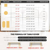 Rosh Hashanah Tablecloth, 60x84 Inch, Apple Pomegranate Honey Design (Washable)