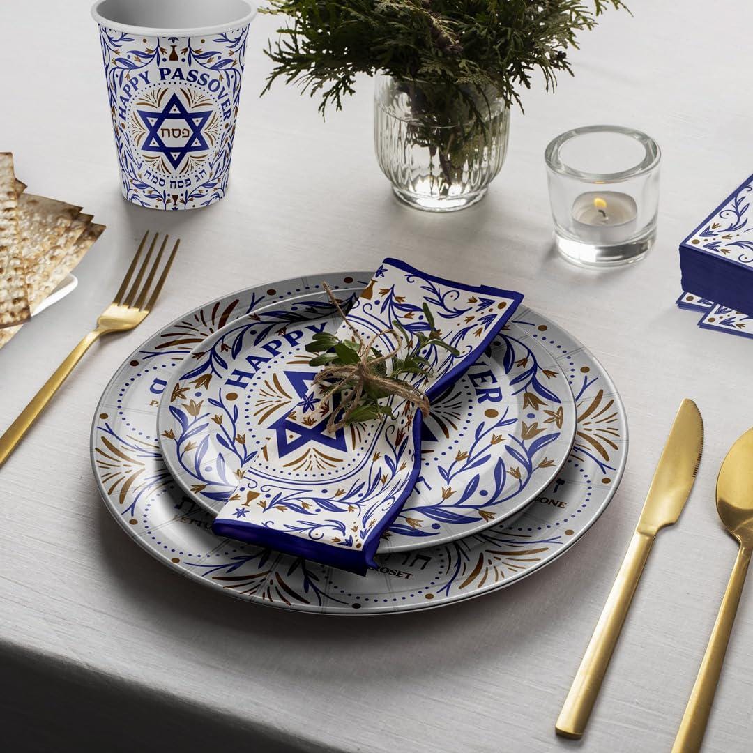 50PCS Rosh Hashanah Napkins, Shana Tova Cocktail Paper, Jewish Holiday Party Supplies