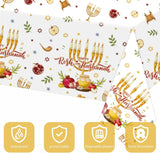 Rosh Hashanah Tablecloth Set, Shana Tova Jewish New Year Party Decor