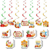 Rosh Hashanah Decoration Kit, Shana Tova Banner, Honey, Apples, Pomegranates, Balloons