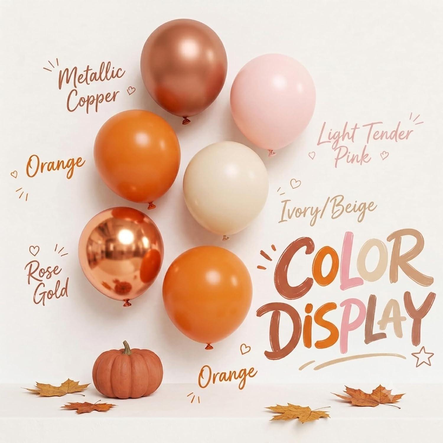 Little Pumpkin Balloon Arch Kit, Fall Baby Shower Garland, Thanksgiving Party Decor