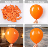 130PCS Orange Balloon Garland Arch Kit, 18 12 10 5 Inch Balloons, Birthday Baby Shower Gender Reveal Wedding Autumn Party Decor