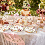 271PCS Fall in Love Bridal Shower Decorations, Miss to Mrs Party Kit, Balloon Arch Backdrop Tableware Cake Topper, Autumn Wedding Decor
