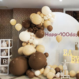 Boho Balloon Garland Arch Kit, Neutral Earth Tones, Birthday Party Decorations