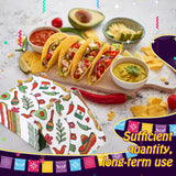 Mexican Fiesta Paper Napkins, Cactus Taco Party Decor (100 PCS)