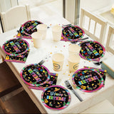 Mexican Fiesta Birthday Tableware Set, 96-Piece Party Supplies (24 Guests)