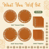 Mexican Platos de Barro Tableware Set, Fiesta Party Supplies (24 Guests)